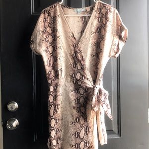Snake skin romper